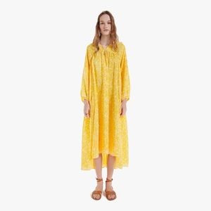 Natalie Martin Jemima Maxi Dress, Bamboo Sun Yellow, Sz M